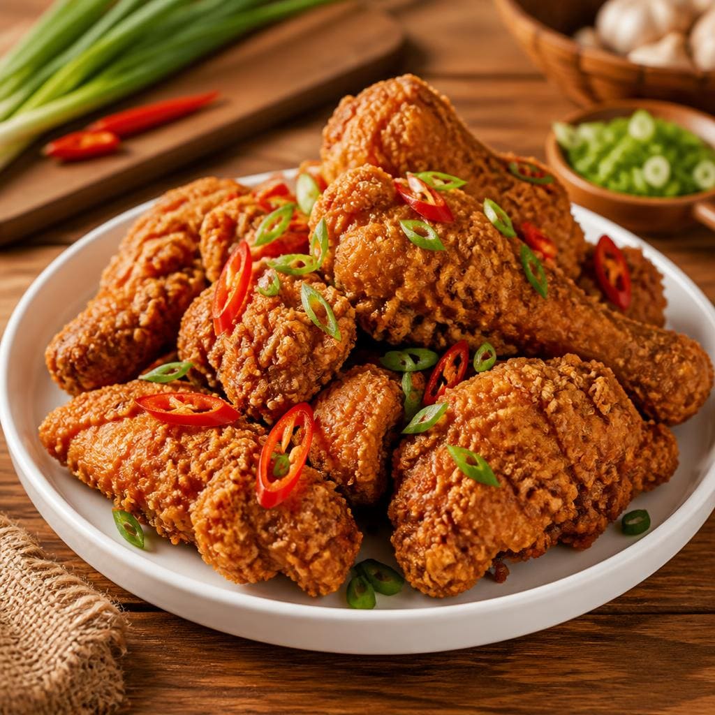 Bakmi Golek Ayam Goreng Kering